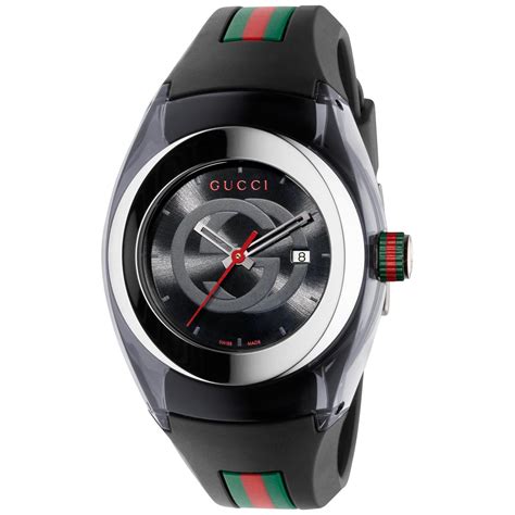 montre gucci cuir|unisex gucci watch.